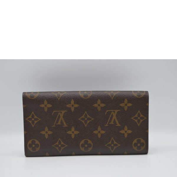 70199 2 Louis Vuitton Portefeuil Josephine Monogram Wallet Rouge Red