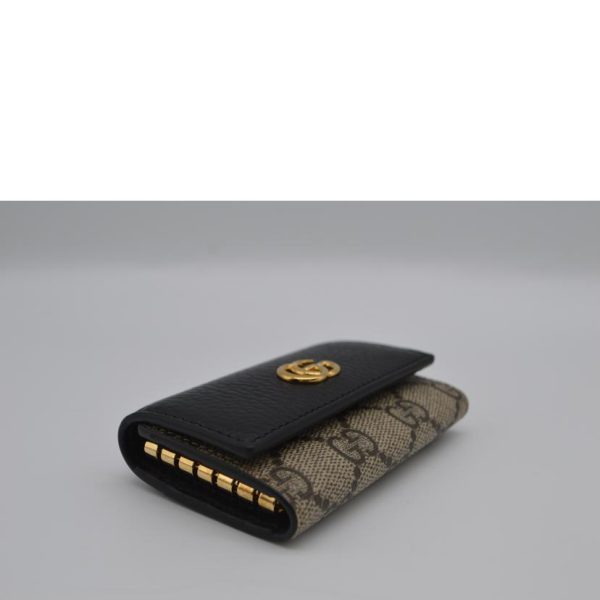 70243 3 GUCCI GG Marmont Leather Key Case