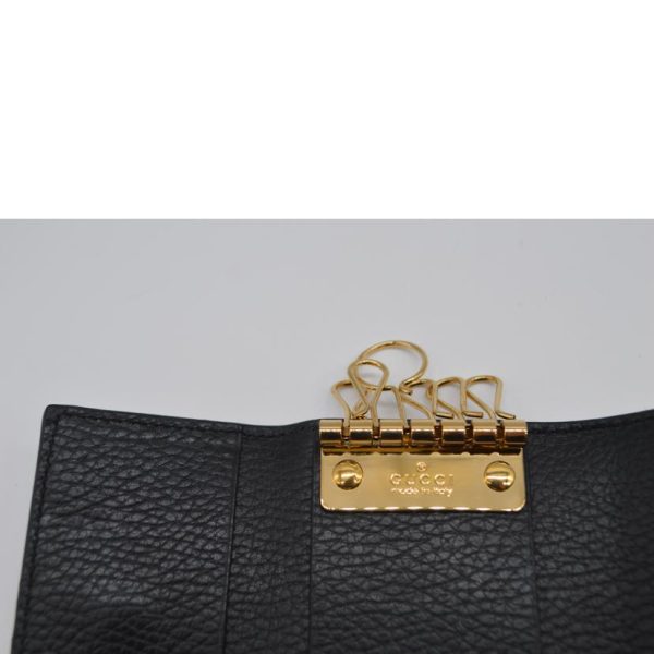 70243 5 GUCCI GG Marmont Leather Key Case