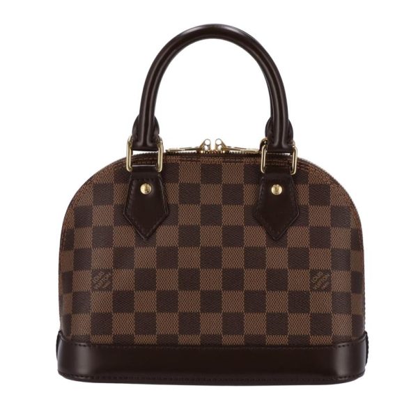 70297 2 Louis Vuitton Alma BB Damier Ebene Bag Brown