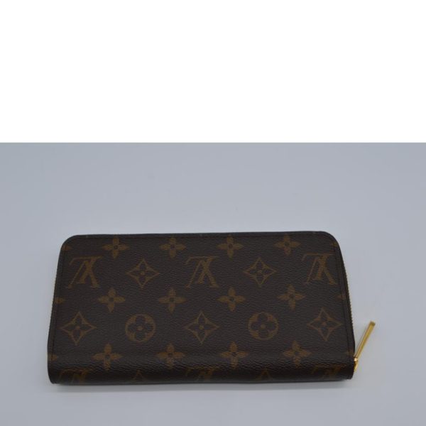 70298 2 Louis Vuitton Zippy Wallet New Model Monogram Wallet Brown