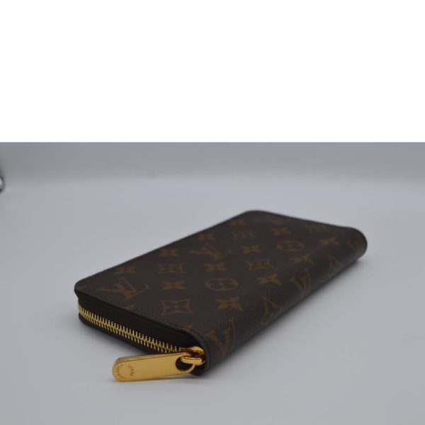 70298 3 Louis Vuitton Zippy Wallet New Model Monogram Wallet Brown