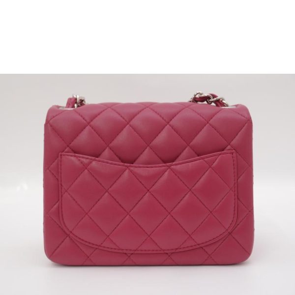 70339 2 Chanel Mini Matelasse Chain Shoulder Pink