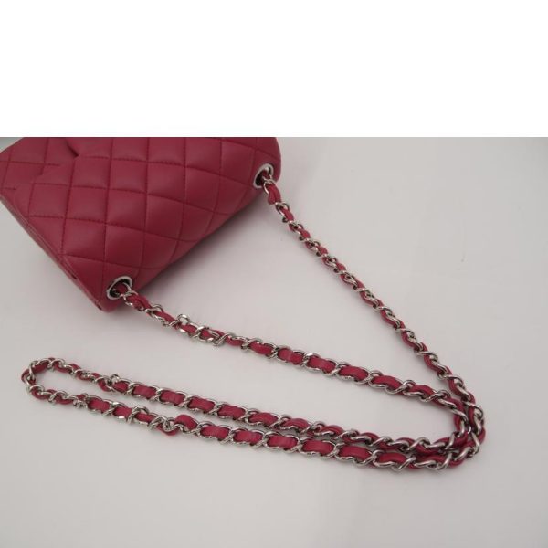 70339 4 Chanel Mini Matelasse Chain Shoulder Pink