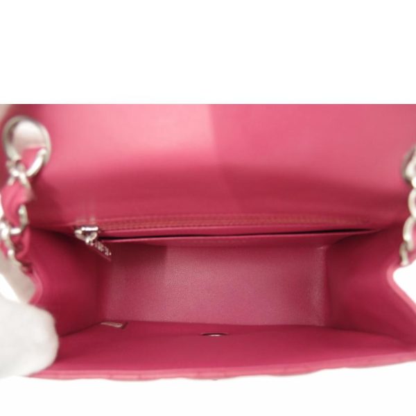 70339 5 Chanel Mini Matelasse Chain Shoulder Pink