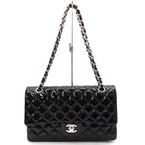 70346 1 Chanel Matelasse Coco Mark Vanity Chain Shoulder Bag Lambskin Beige