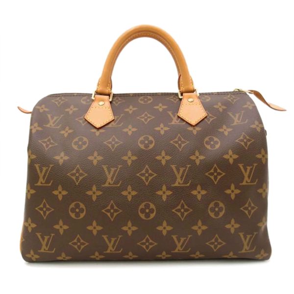 70398 1 Louis Vuitton Old Speedy 30 Monogram Bag Brown