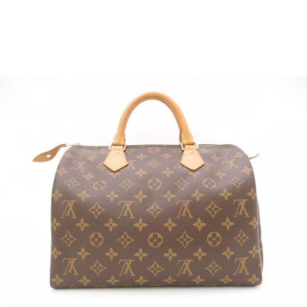 70398 2 Louis Vuitton Old Speedy 30 Monogram Bag Brown