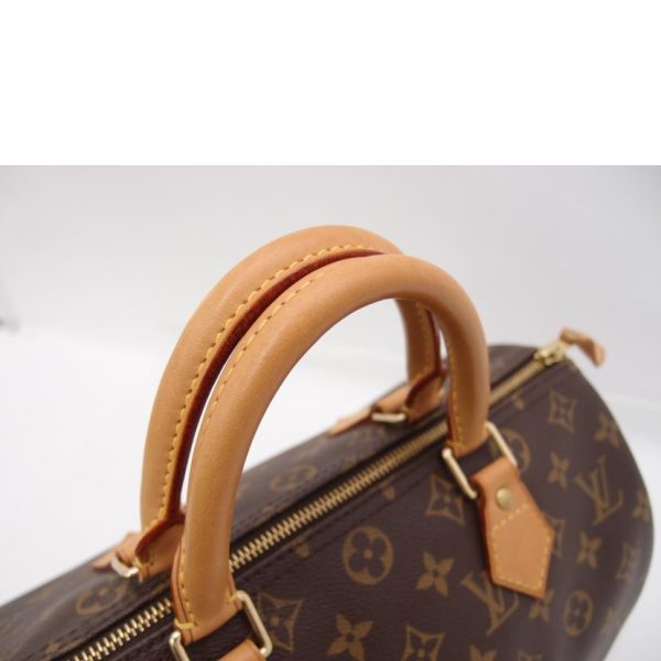 70398 4 Louis Vuitton Old Speedy 30 Monogram Bag Brown