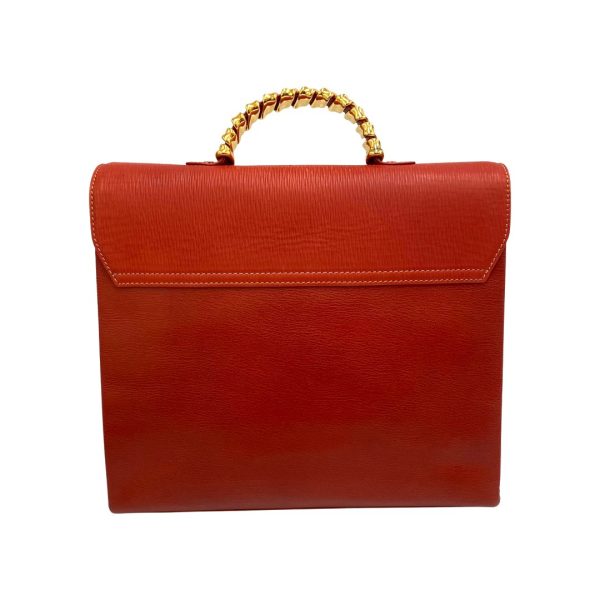 703i701 40170 5 Loewe Velazquez Twist Handle Leather 2way Bag Red