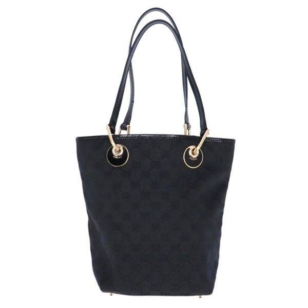 70405 1 Gucci GG Canvas Tote Bag Black