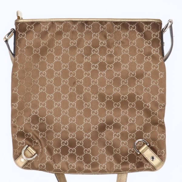 70412 2 Gucci GG Canvas Prince Tote Bag Brown