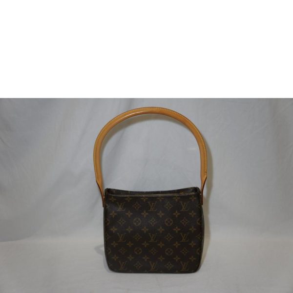 70436 2 Louis Vuitton Looping MM Monogram Bag Brown