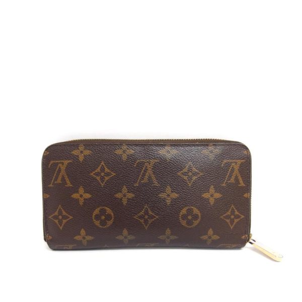 70441 2 Louis Vuitton Round Zipper Long Wallet Monogram Wallet Brown