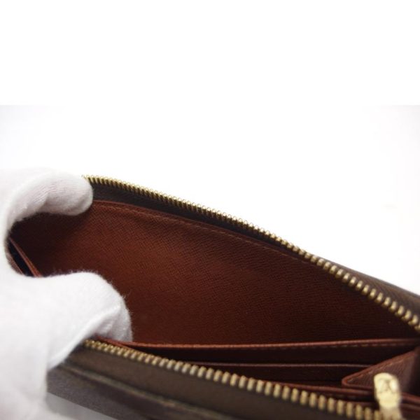 70441 8 Louis Vuitton Round Zipper Long Wallet Monogram Wallet Brown