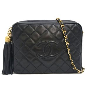 70573 1 Chanel Matelasse Cocomark Caviar Bag Black