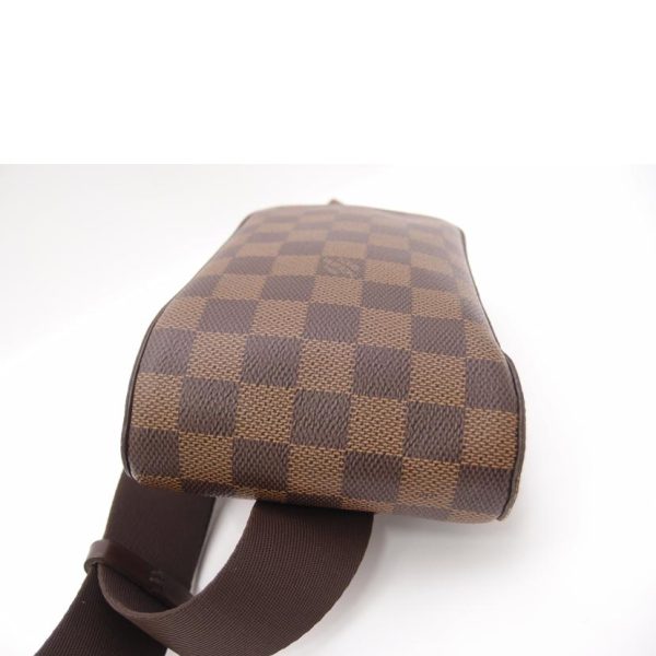 70613 3 Louis Vuitton Jeronimos Body Bag Damier Ebene Brown