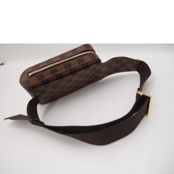 70613 4 Louis Vuitton Jeronimos Body Bag Damier Ebene Brown