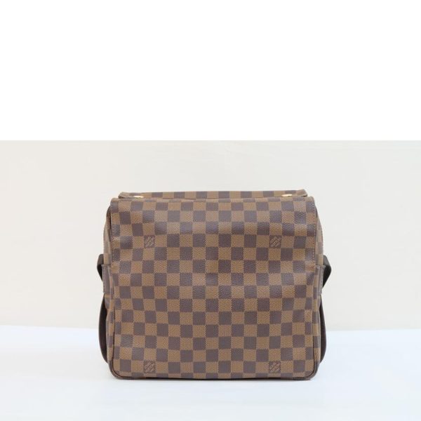 70635 2 Louis Vuitton Naviglio Damier Handbag Ebene Brown