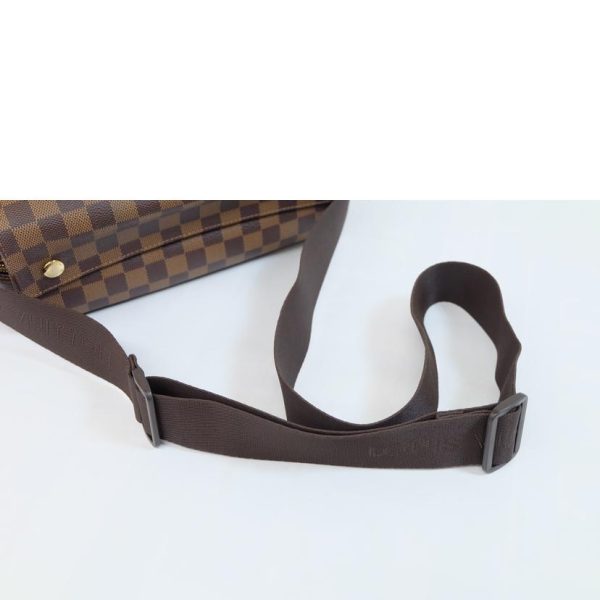 70635 4 Louis Vuitton Naviglio Damier Handbag Ebene Brown