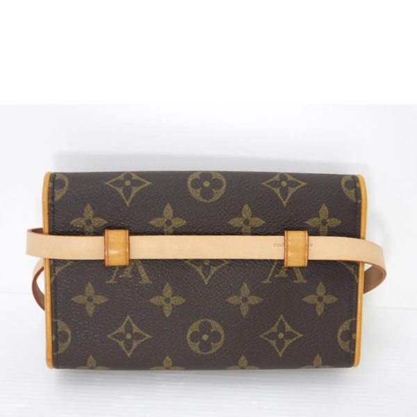 70638 2 Louis Vuitton Pochette Florentine Monogram Canvas Bag Brown