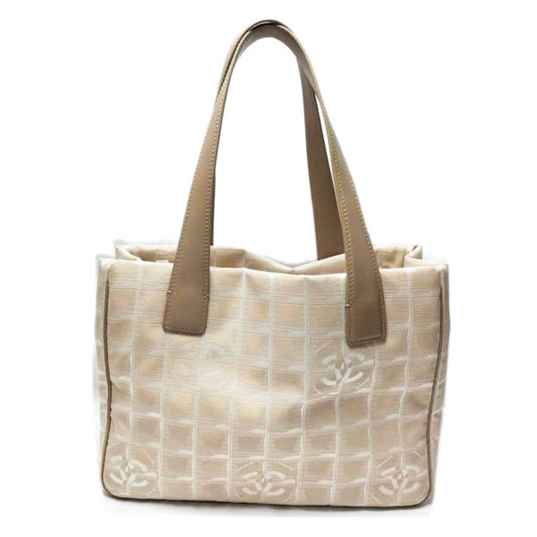 70656 1 Chanel Travel Line PM Tote Bag Beige