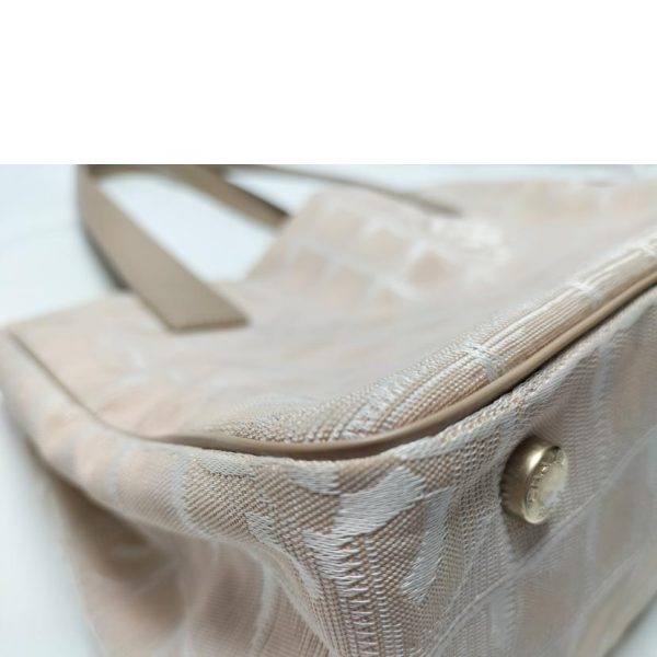 70656 6 Chanel Travel Line PM Tote Bag Beige