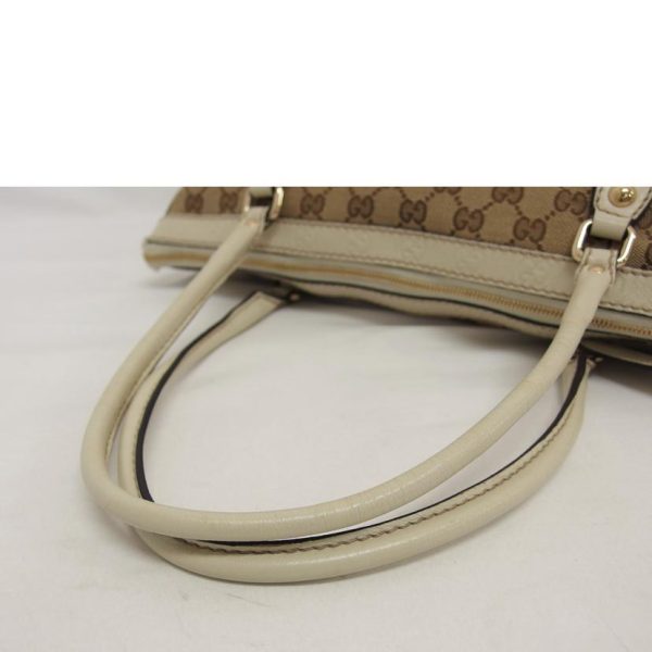 70665 4 Gucci GG Canvas Tote Bag Beige