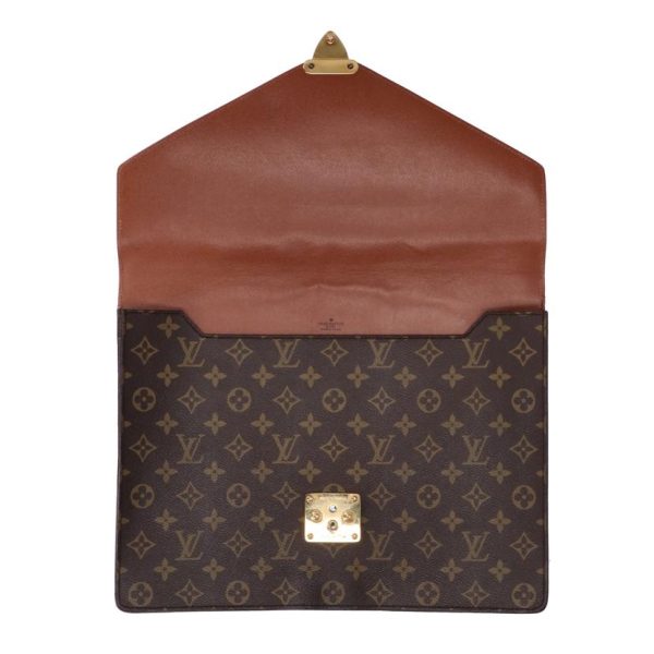 70666 4 Louis Vuitton Porte de Cumain Monogram Handbag Brown