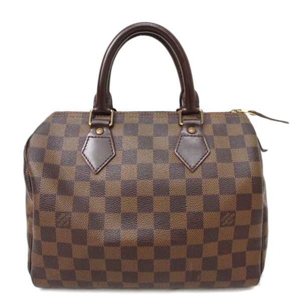 70734 1 Louis Vuitton Speedy 25 Damier Ebene Bag Brown