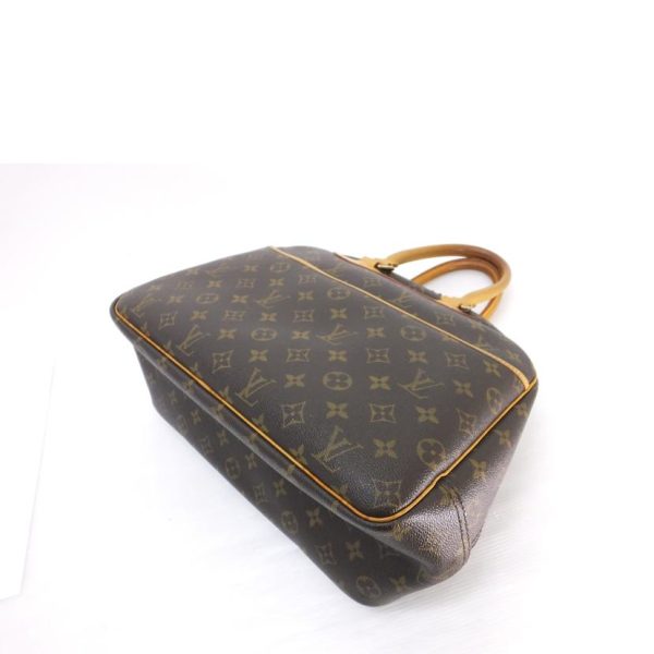 70744 3 Louis Vuitton Deauville Monogram Canvas Bag Brown