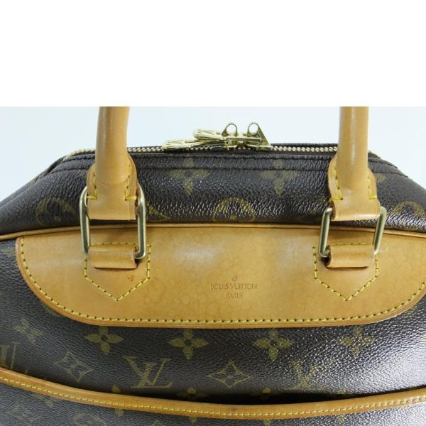 70744 7 Louis Vuitton Deauville Monogram Canvas Bag Brown