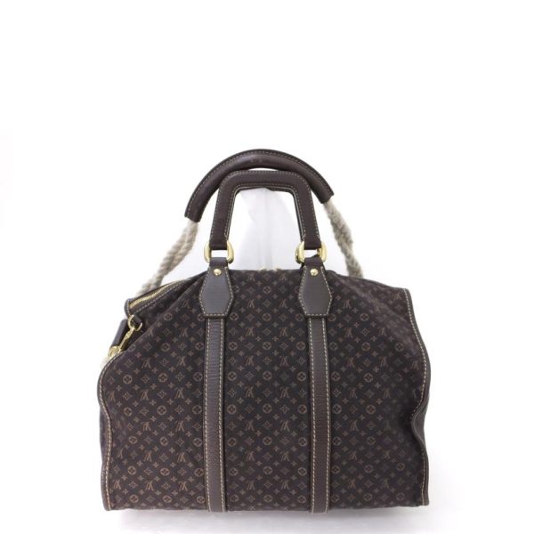 70751 2 Louis Vuitton Keepall 45 Monogram Minilan Ebene Canvas Bag Brown