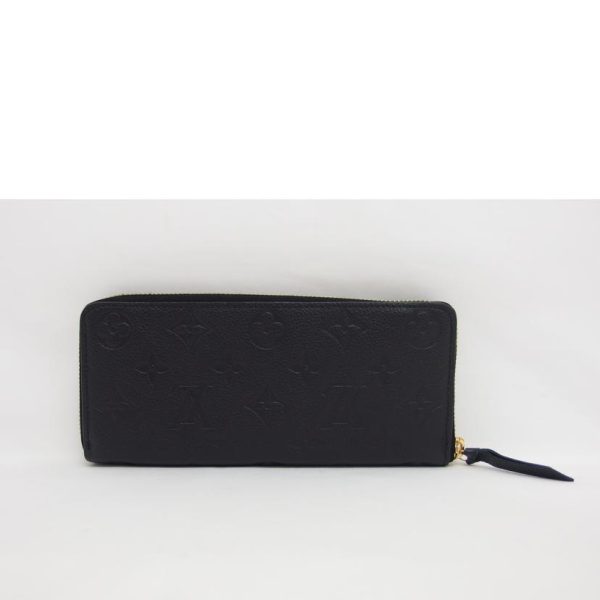 70771 2 Louis Vuitton Portefeuil Clemence Wallet Empreinte Noir