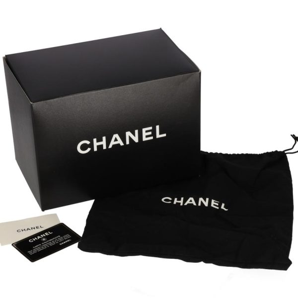 70775 11 Chanel Vanity Bag Caviar Skin Black