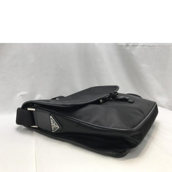 70805 4 Prada Nylon Shoulder Bag Black