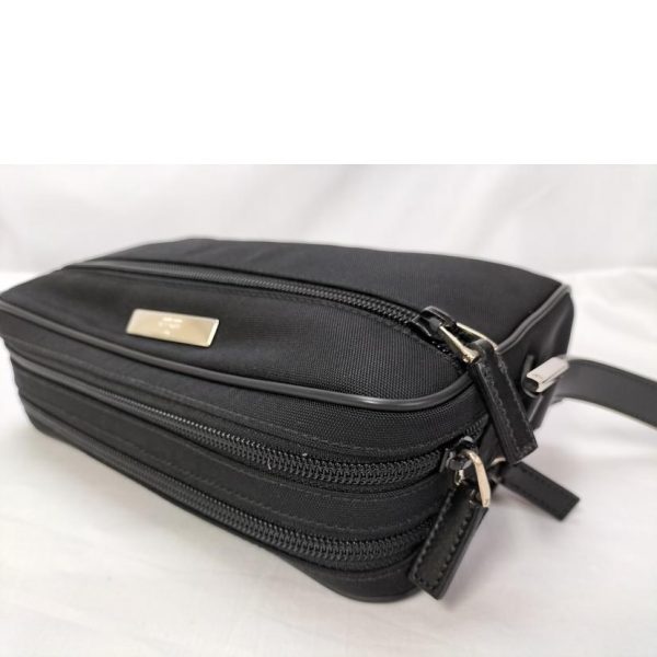 70830 3 Gucci Nylon Shoulder Bag Black