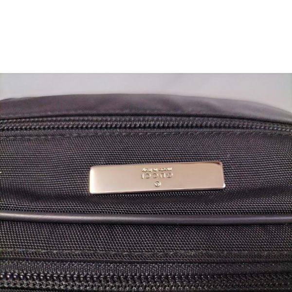 70830 7 Gucci Nylon Shoulder Bag Black