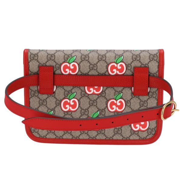 70843 2 Gucci GG Apple Print Belt Bag