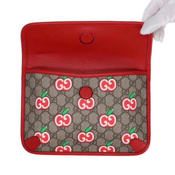 70843 4 Gucci GG Apple Print Belt Bag