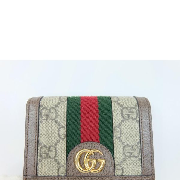 70866 7 Gucci Ophidia GG Compact Wallet Beige