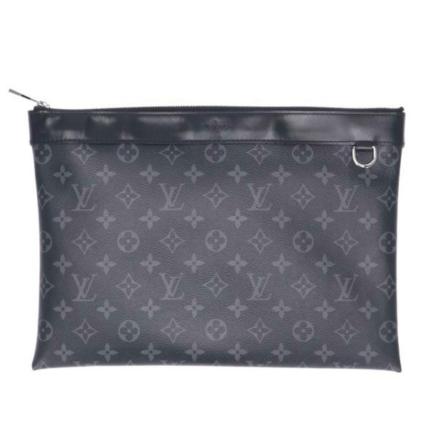 70874 1 Louis Vuitton Pochette Discovery Monogram Bag Black