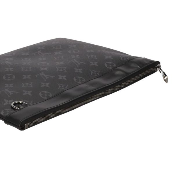 70874 4 Louis Vuitton Pochette Discovery Monogram Bag Black