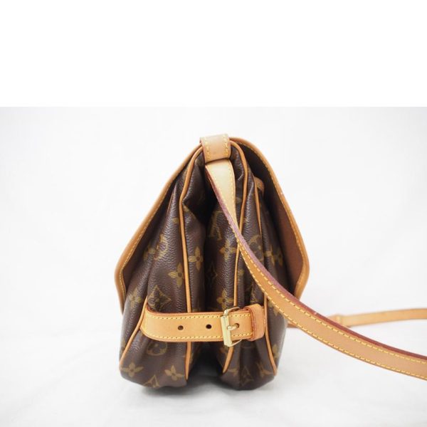 70895 3 Louis Vuitton Saumur 30 Monogram Bag Brown