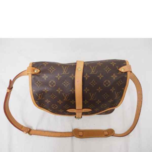 70895 8 Louis Vuitton Saumur 30 Monogram Bag Brown