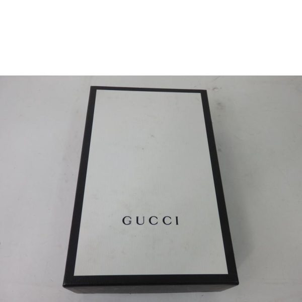 70906 8 Gucci GG Marmont Chain Wallet Black