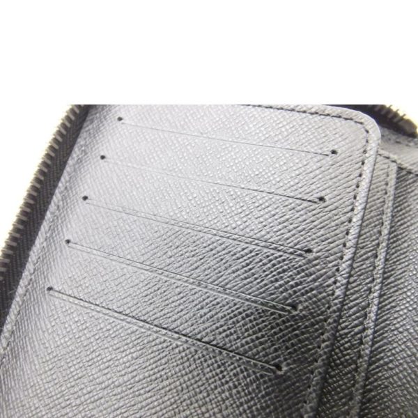 70911 7 Louis Vuitton Zippy Compact Epi Wallet Black