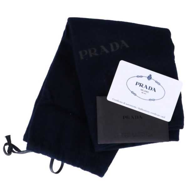 70932 6 Prada ReNylon x Saffiano Leather Belt Bag Black