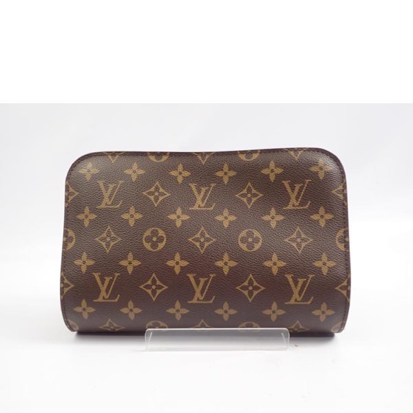 70986 2 LOUIS VUITTON Orsay Clutch Bag Monogram Brown