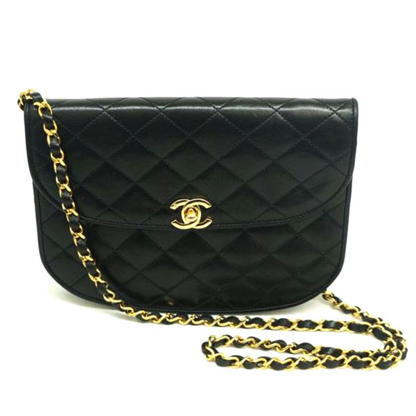 71020 1 Chanel Matelasse Coco Mark Turn Lock Chain Shoulder Bag